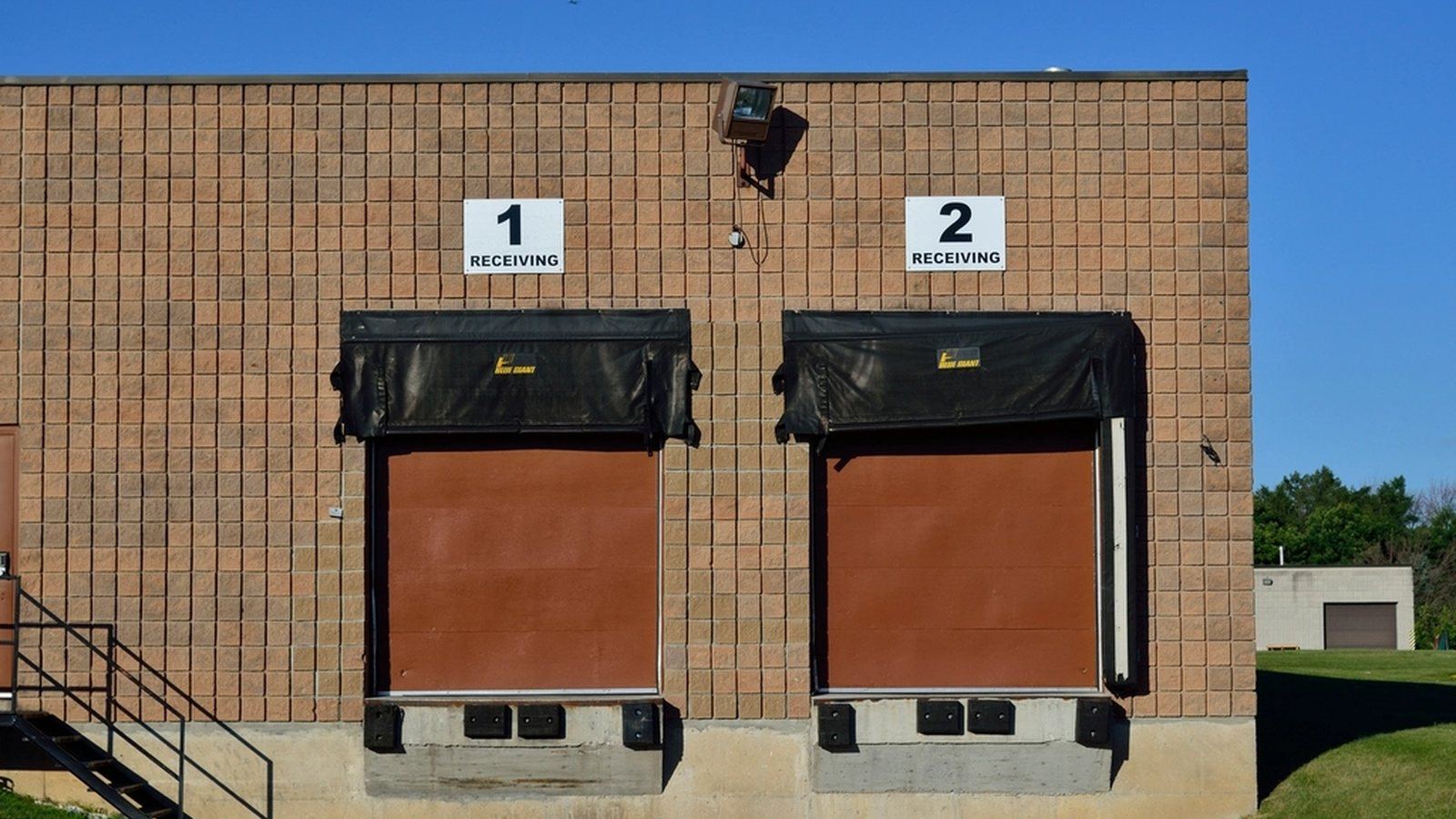 Warehouse loading dock, typical of the Smokey Point commercial corridor north of Marysville